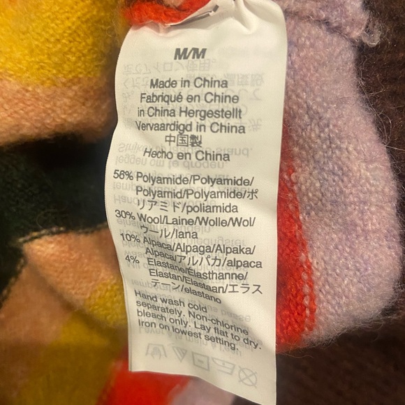 Madewell striped wrap sweater; size M - Picture 4 of 12